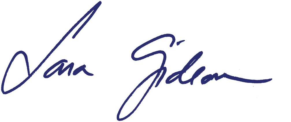 Sara Gideon signature